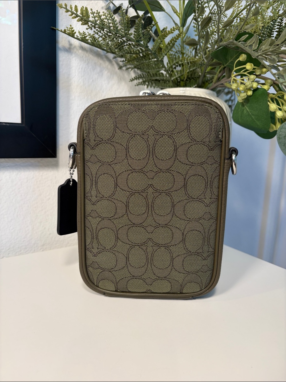 NWOT Coach Stanton Crossbody Bag In Signature Jaquard